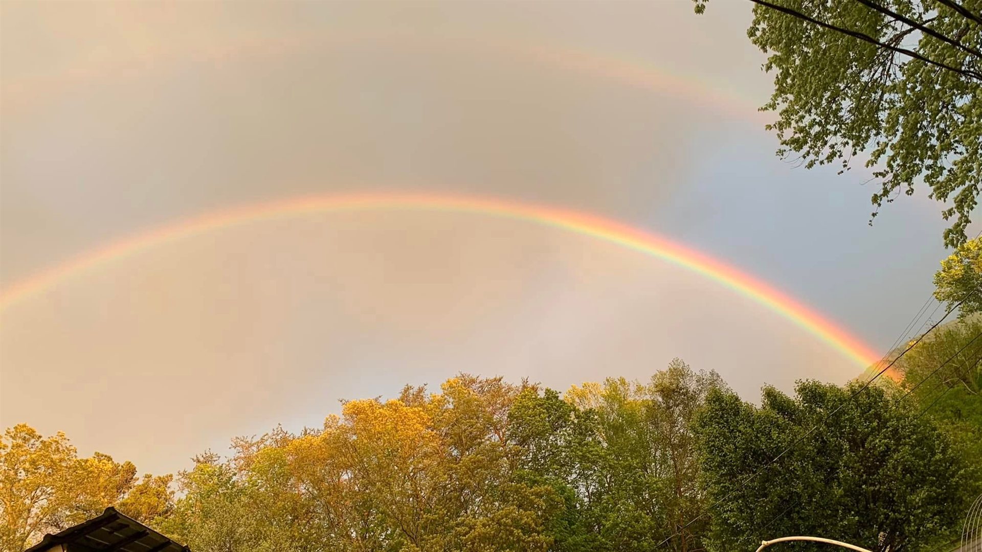 Moonbow on the homestead